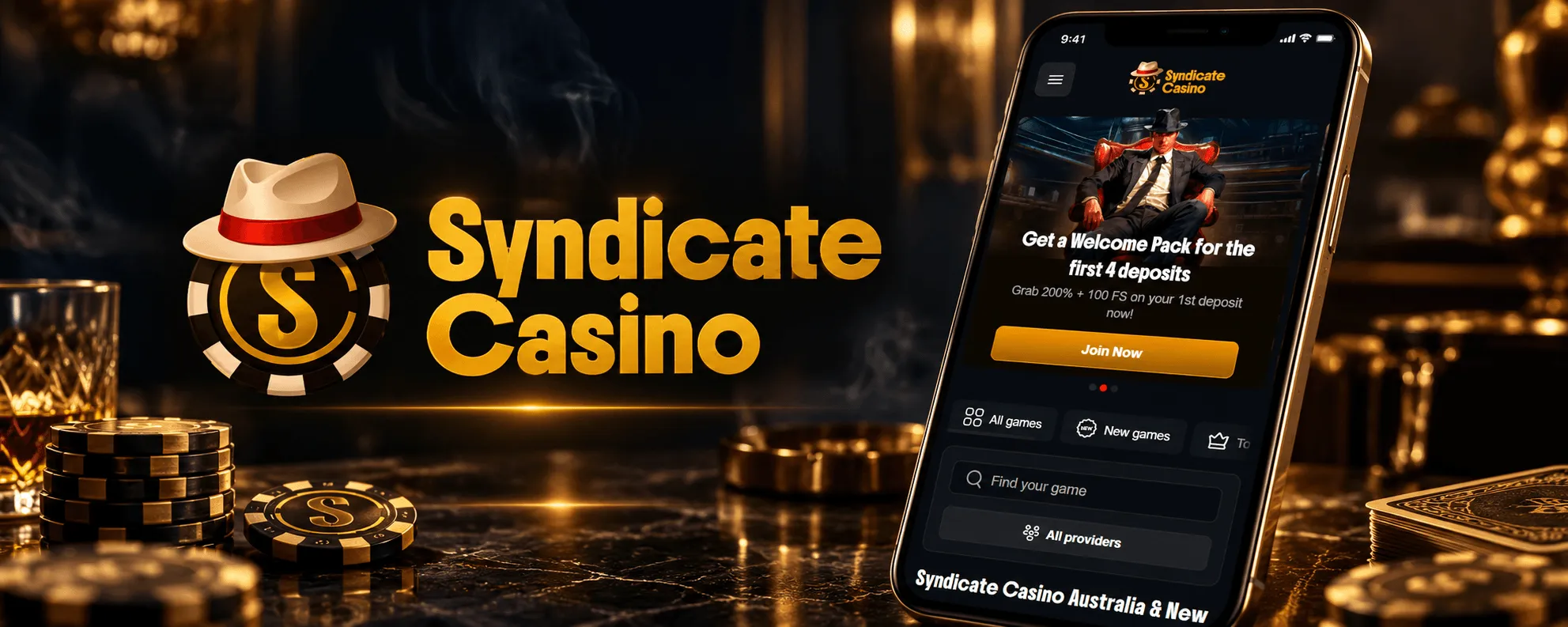Syndicate Casino App Screenshot